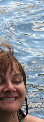 Jeannette swims
